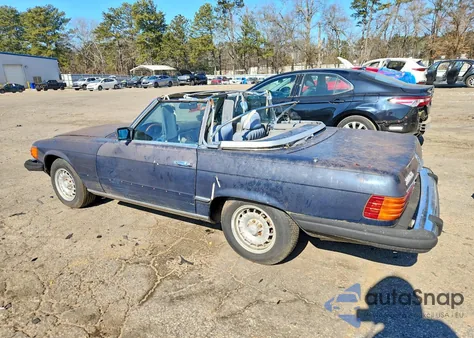1981 Mercedes-Benz 380 Sl z USA, uszkodzony, nr VIN WDBBA45A3BB007223